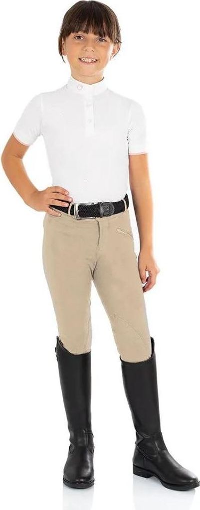 Equestro Kasumi Kinderreithose Beige 11 Years Jungen,Mädchen Beige 11 Years