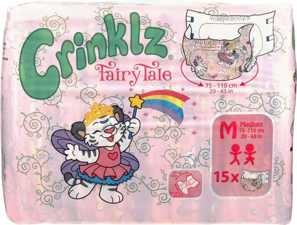 CRINKLZ Fairy Tale Windeln M 15St PZN 18046511 Produktbild 