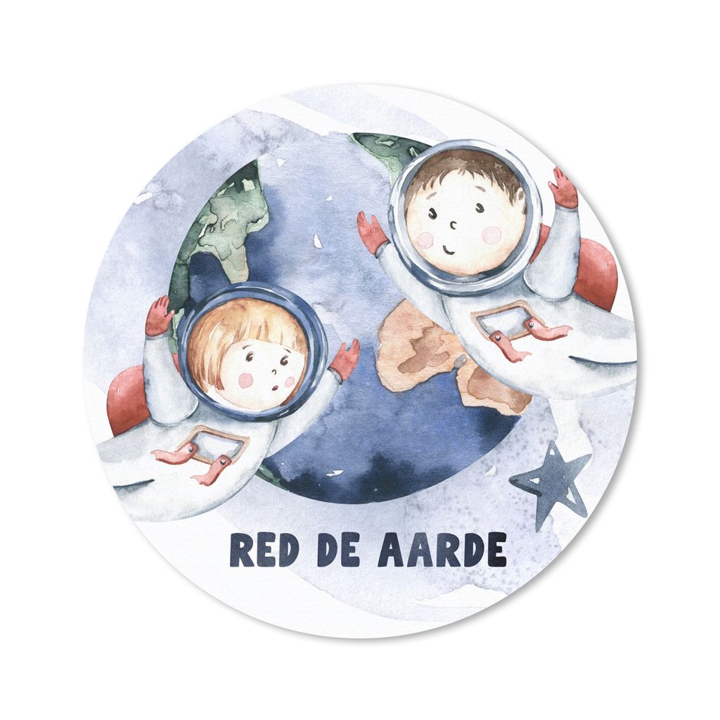 MuchoWow Mauspad Mousepad Zitate - 'Rette die Erde' - Sprichwörter - Weltraum - Junge - Mädchen - Kinder 20x20 cm - Mousepads - Maus Mat - Pad ...