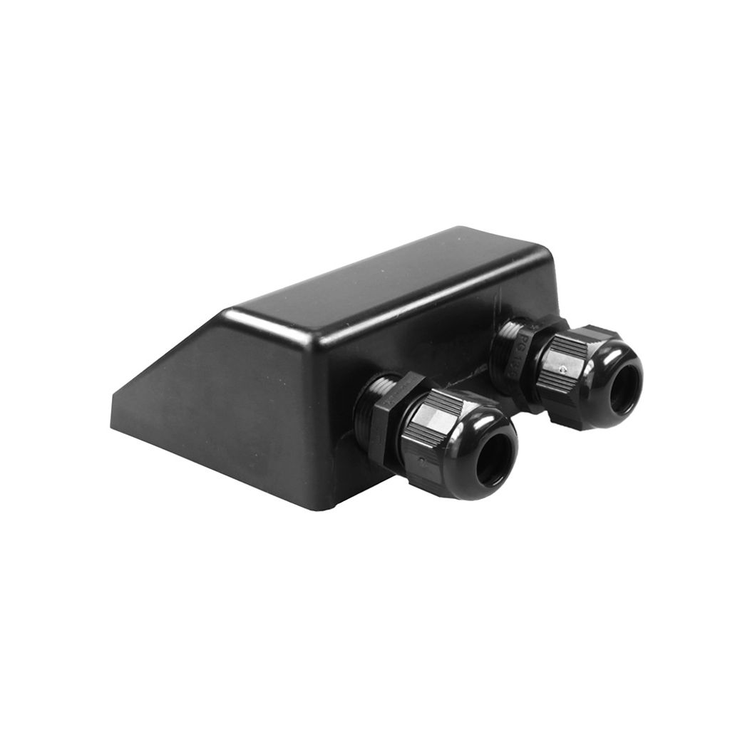 Offgridtec Dachdurchführung 2-fach Heavy schwarz für Kabeldurchmesser 3-12mm