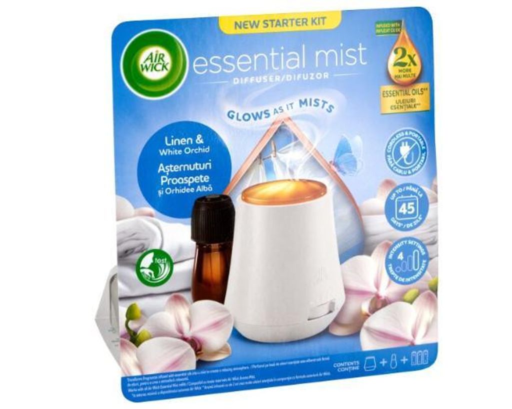 Air Wick Aroma Diffusor - Baumwolle und weiße Orchidee Duft Produktbild 