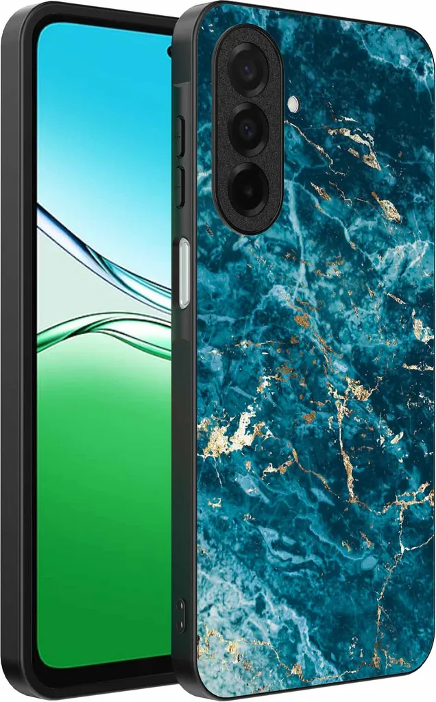 Cover Artistica Marmo Blu per Oppo A5 | Stampa HD Smartphonica