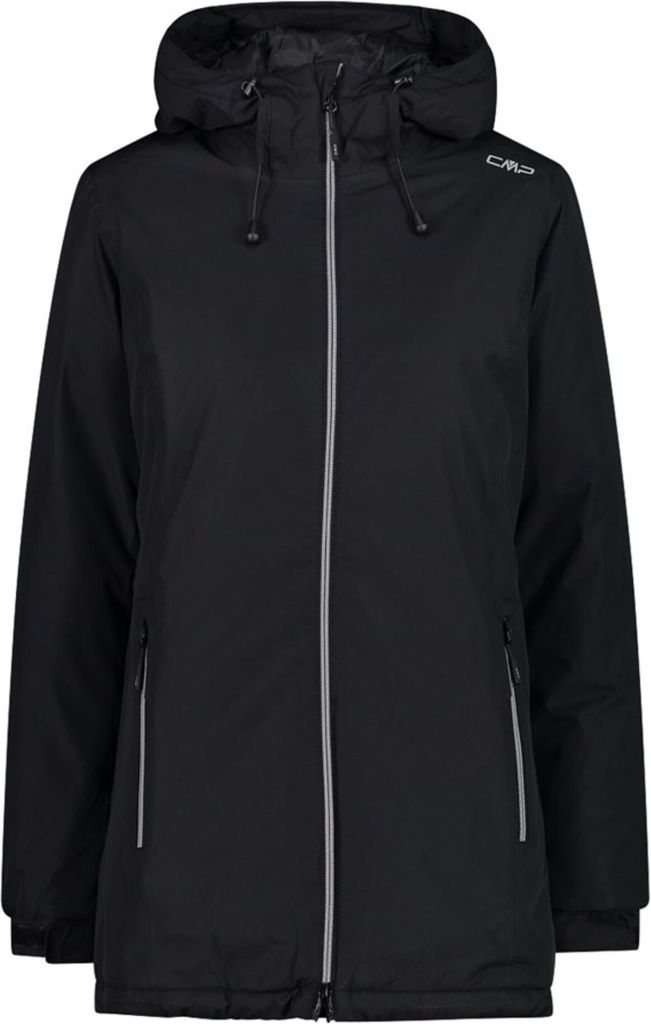 Woman Jacket Long FIX Hood nero (U901) 36