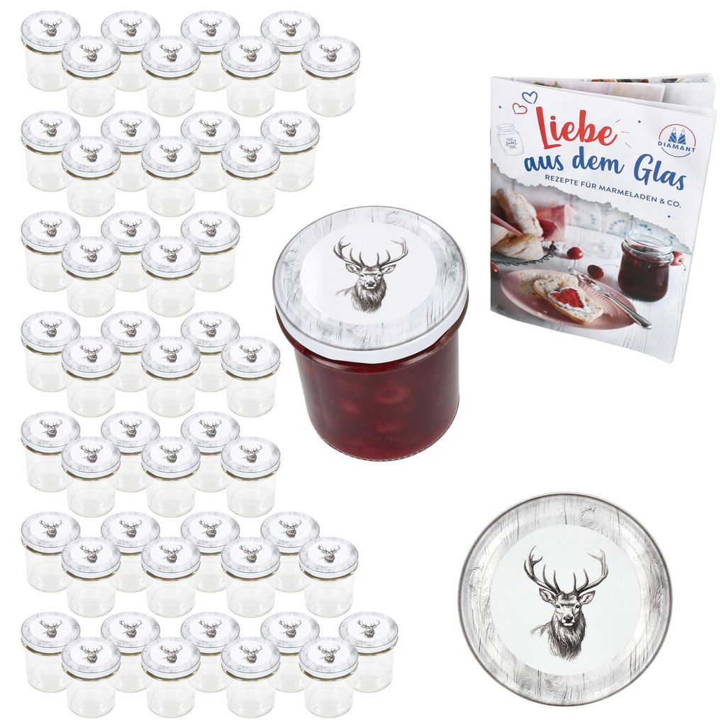 lot de 50 bocaux de 350 ml + couvercle TO 82 Alois Hirsch + Image du produit 