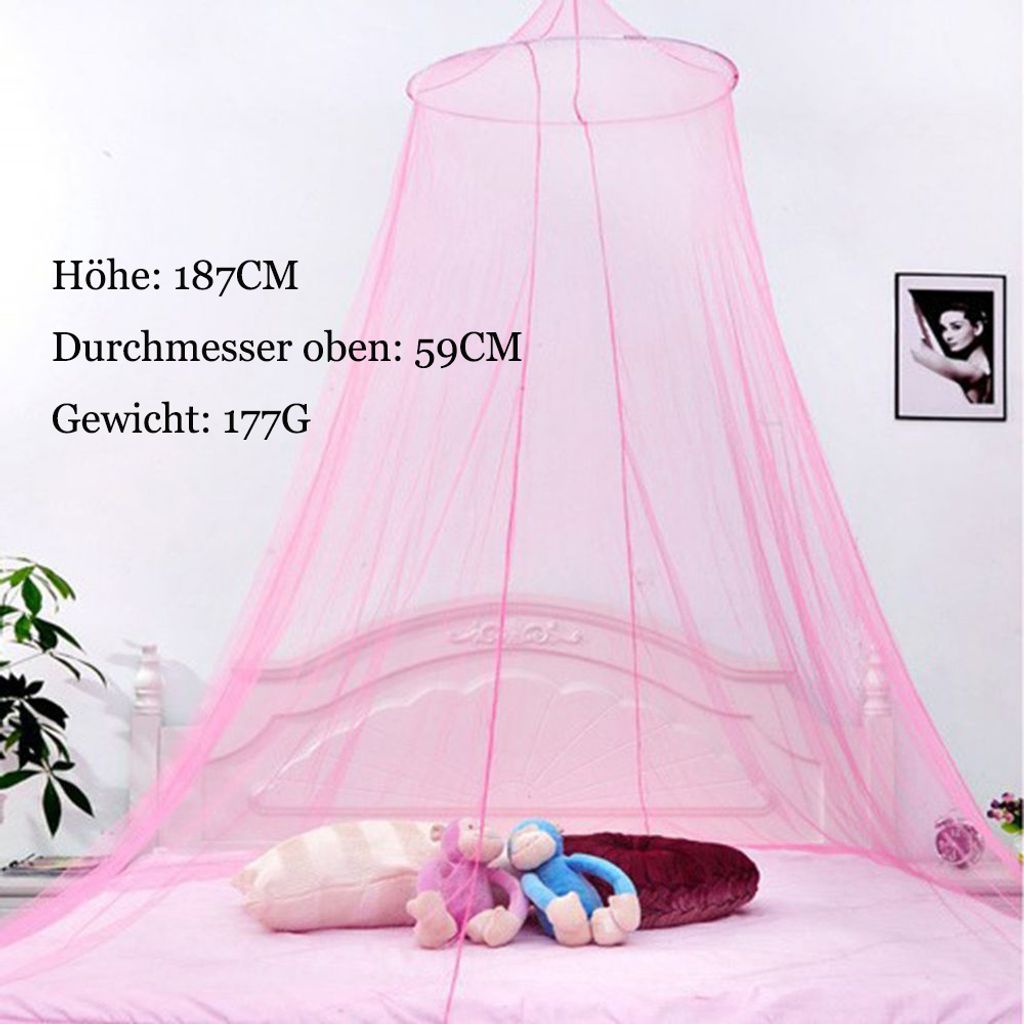 Moskitonetz, Insektenschutz für unterwegs,Moskitonetz Doppelbett für Bett und Reise, Mückennetz Outdoor inkl