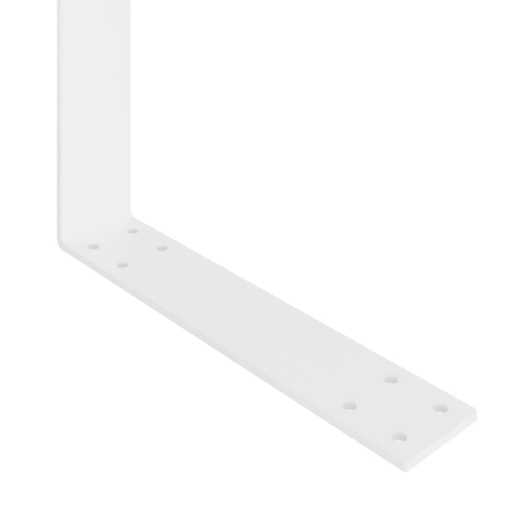 Dossier de Canapé en Palette 110 cm Blanc - Support Métallique Fixe