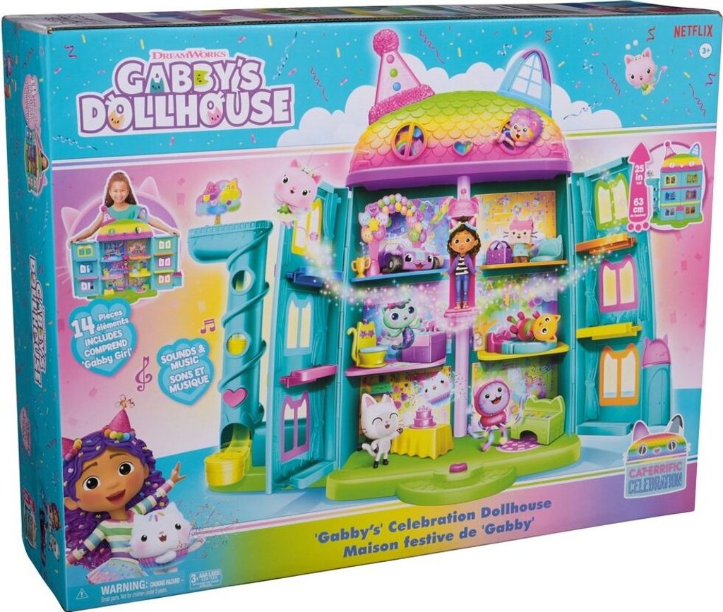 Spin Master Gabby's Dollhouse Veľký dom oslava Obrázok produktu 2