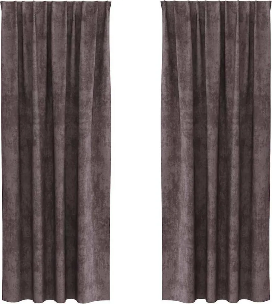 Migliora la tua Casa con le Tende vidaXL Velluto Marrone 245x140