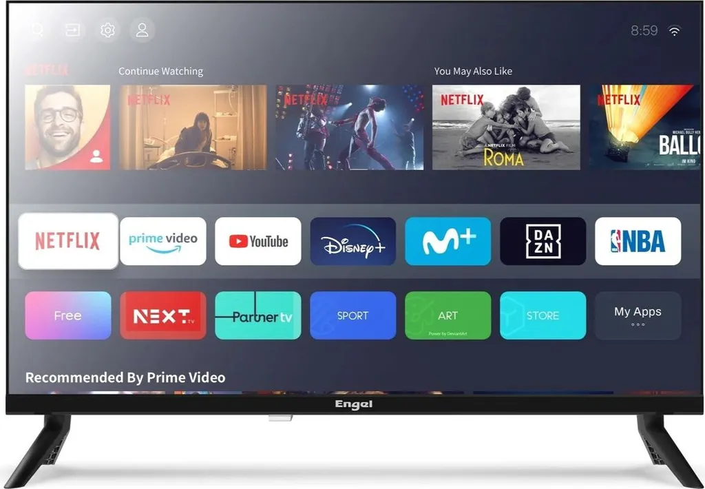 Smart TV Engel LE2486SM 24" LED : Fini les Câbles avec le Wi-Fi Intégré