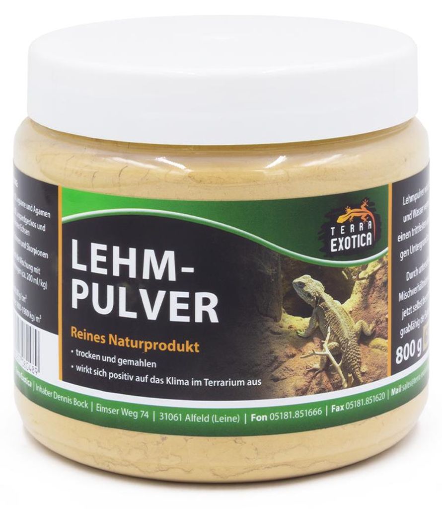 Lehmpulver - 800 g in Dose - Gelb Produktbild 