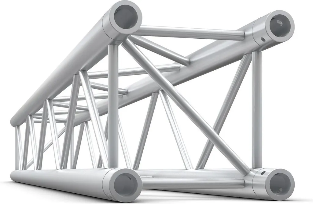 Traverse en aluminium argenté Milos Pro-30 QTU710 section carrée 71cm