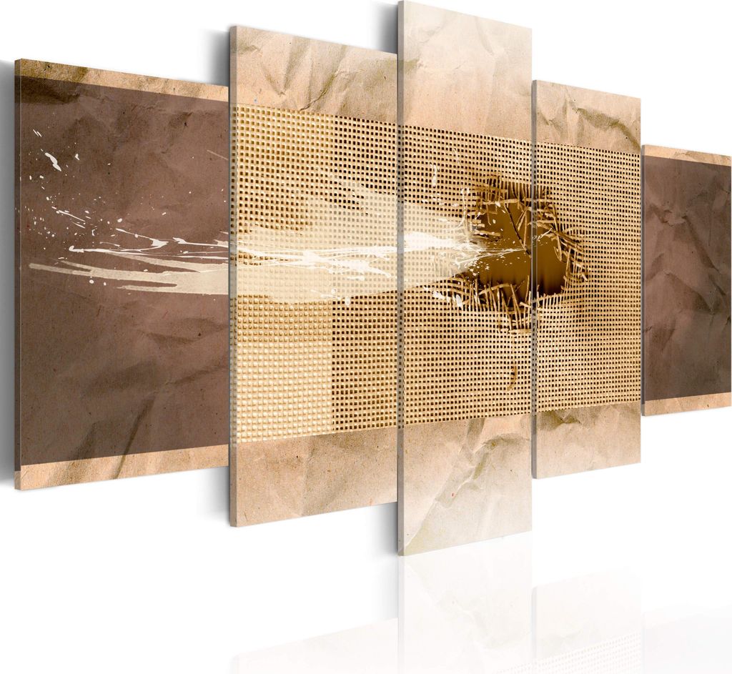Modernes Wandbild 051410 (100x50) - 5 Teilig Bilder Fotografie auf Vlies Leinwand Foto Bild Dekoration Wand Bilder Kunstdruck Abstrakt