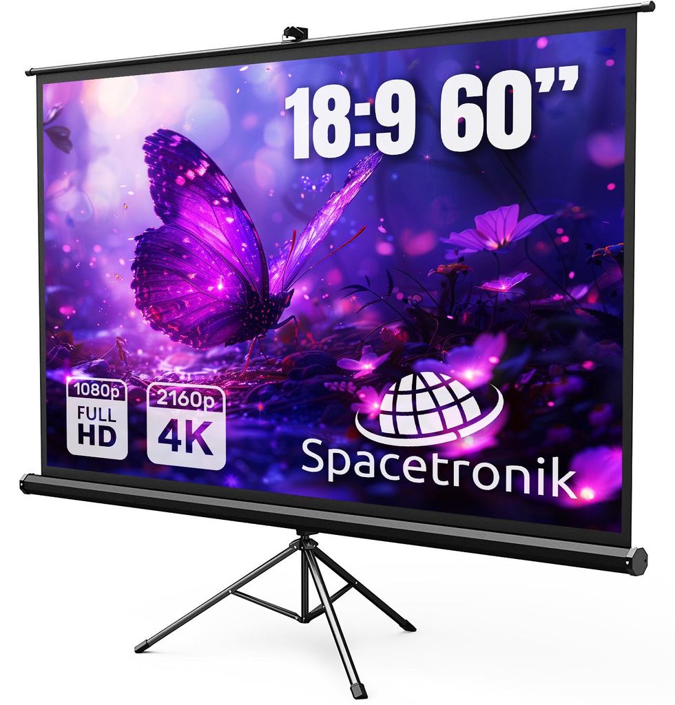 Ekran Projekcyjny ze Statywem 60" 4K Spacetronik Zdjęcie produktu 