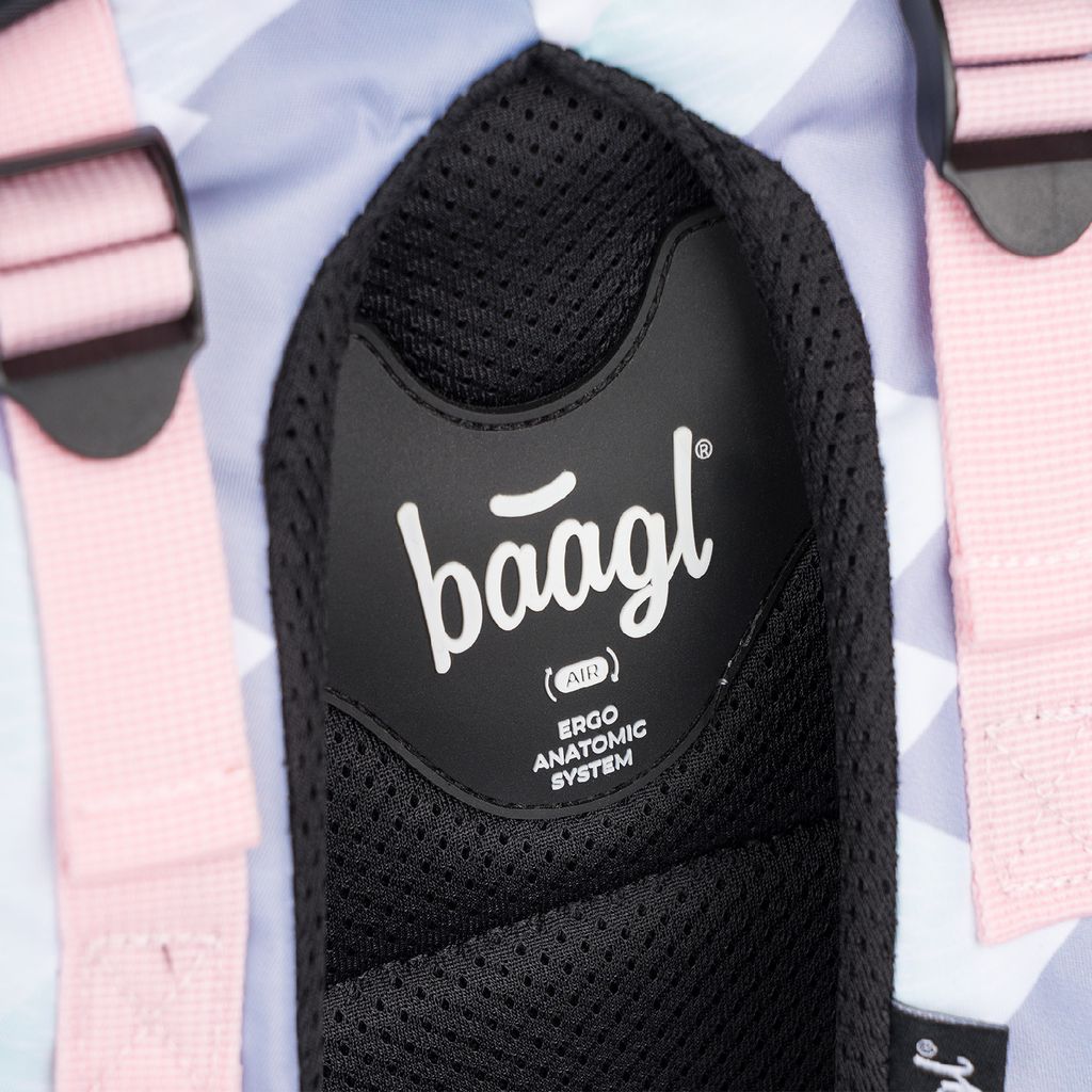 Baagl Schulrucksack für Mädchen Teenager - Skateboard Produktbild 9