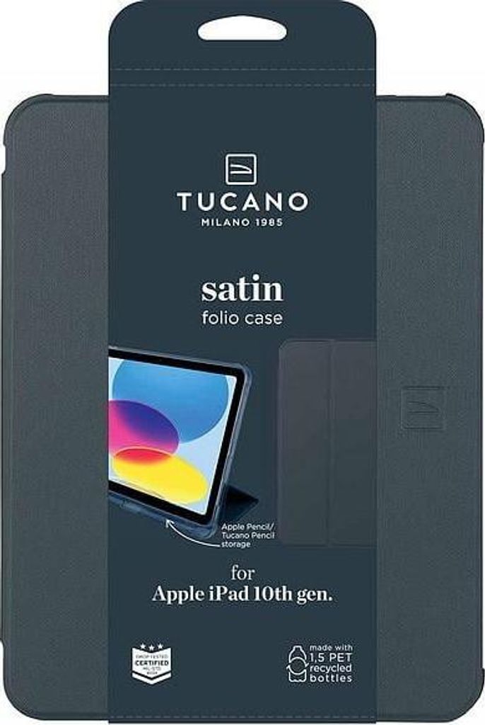 Tucano Satin, Folio, Apple, iPad 10.9" 10th gen 2022, 27,7 cm (10.9")