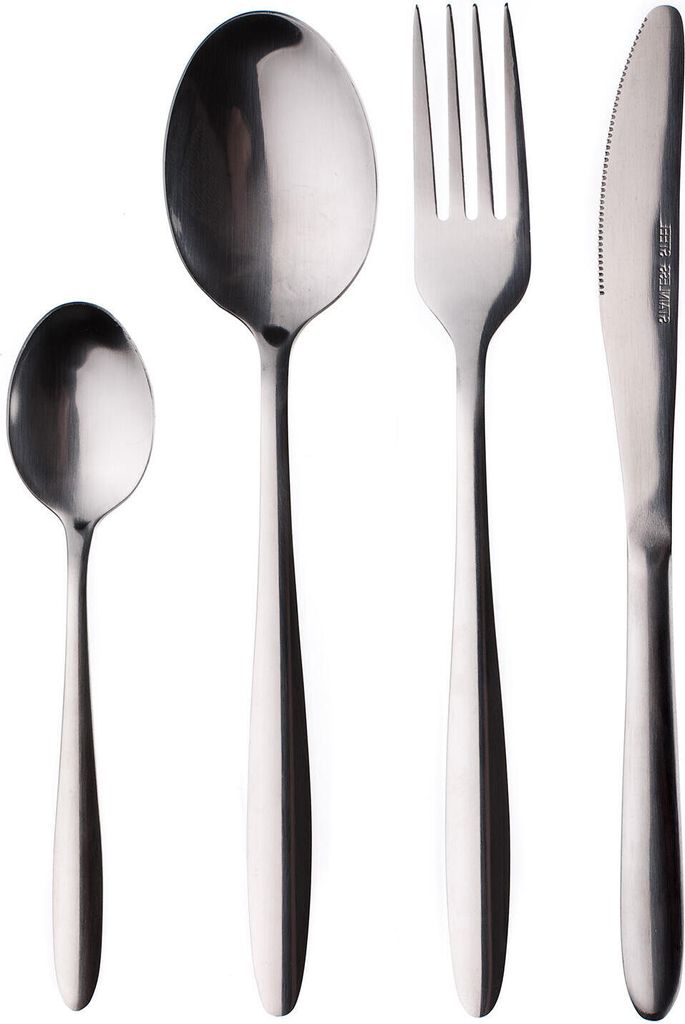 SHEILA Edelstahl Besteckset, 24-teiliges Set