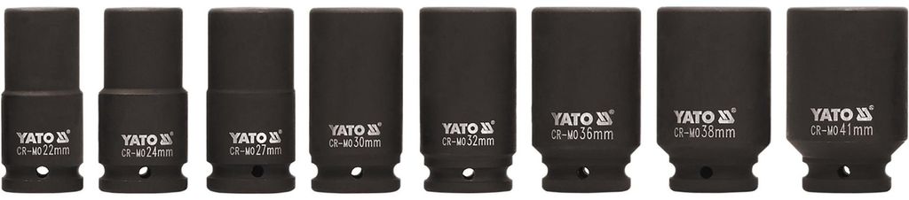 YATO Kraft-Stecknuss-Satz YT-1155 90mm 7kg