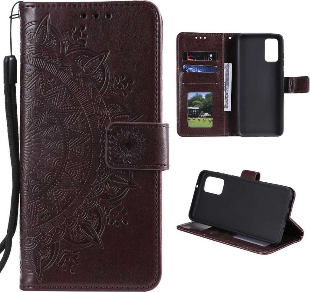Hülle für Samsung Galaxy A72 Handyhülle Flip Case Cover Schutzhülle Etui Tasche Mandala