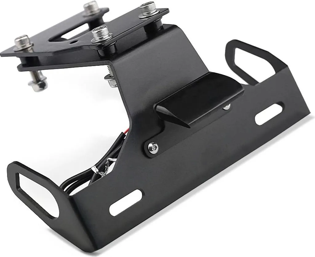 Support de plaque Kawasaki Z 900 17-24 NH1 en acier noir renforcé