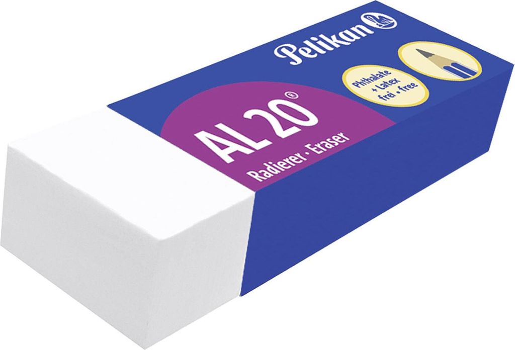 Gomme Pelikan AL20 blanc Image du produit 