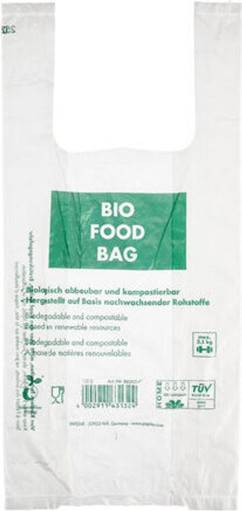 500x Hemdchentragetaschen Knotenbeutel -Folie 12my transparent 47x22cm