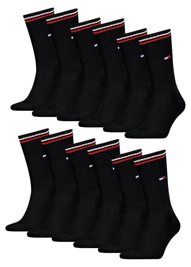 6 Paar Tommy Jeans Herren Iconic Tennissocken Produktbild 