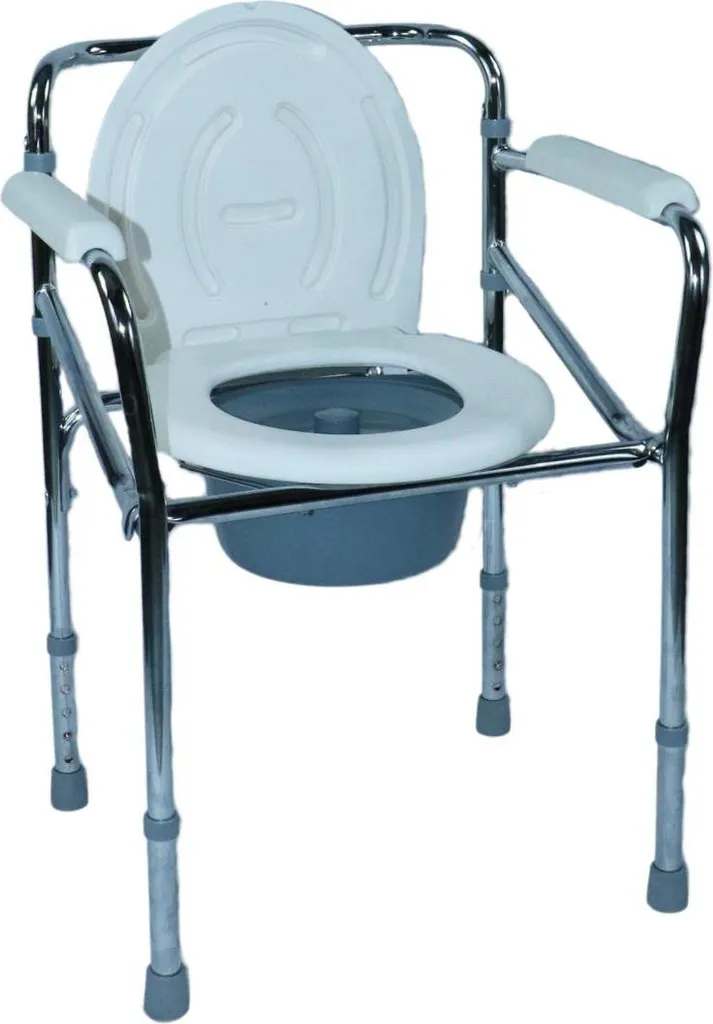 Cadre de toilette et siège de douche pour senior à hauteur réglable