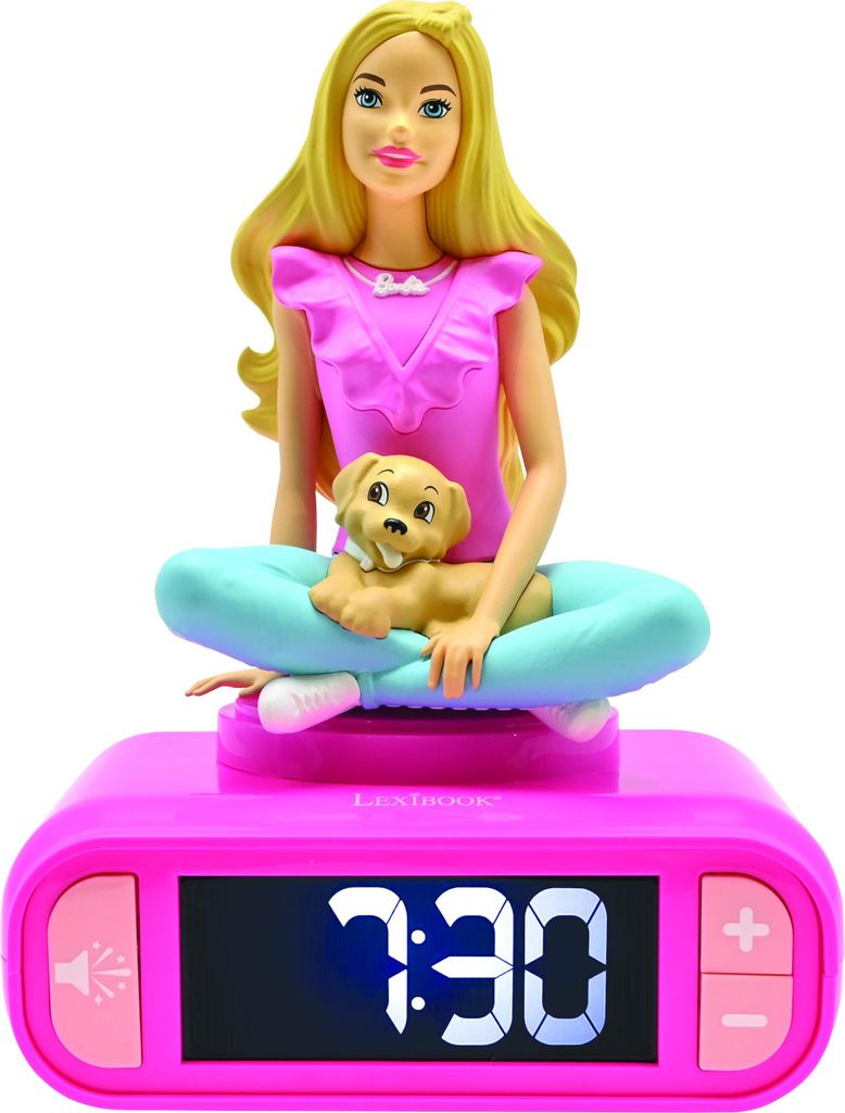 Lexibook - Barbie - Digitaler 3D-Wecker ( RL800BB)