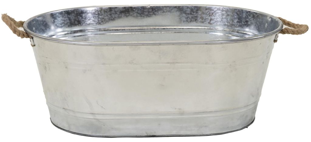 Metallwanne verzinkt mit Griffen L ca. 52 cm Produktbild 