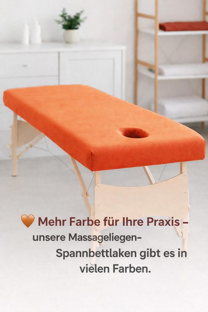 Massageliege Frottee Spannbettlaken mit Nasenschlitz Marke Produktbild 