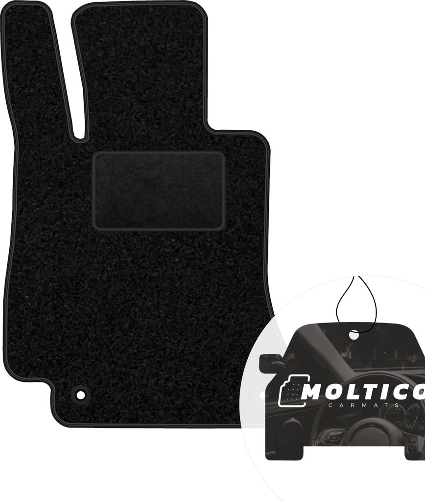 moto-MOLTICO Fahrer Fußmatte Auto Velours Fahrerseite Autoteppiche Schwarz Fahrermatte 1-teilig passend für Mercedes-Benz E-Klasse W213 CLS C257 ...