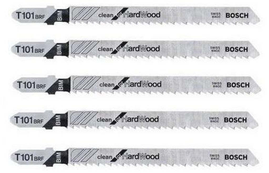 Lot de 5 lames de scie sauteuse T 101 BRF BOSCH 2608634235 Image du produit 