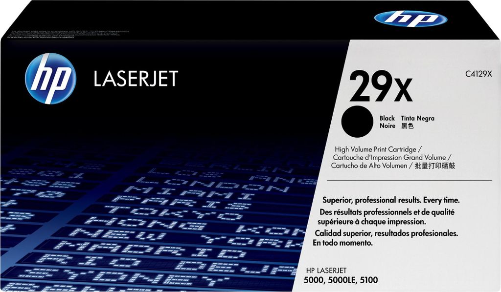 HP 29X - Rendement élevé - noir - original - LaserJet - Image du produit 