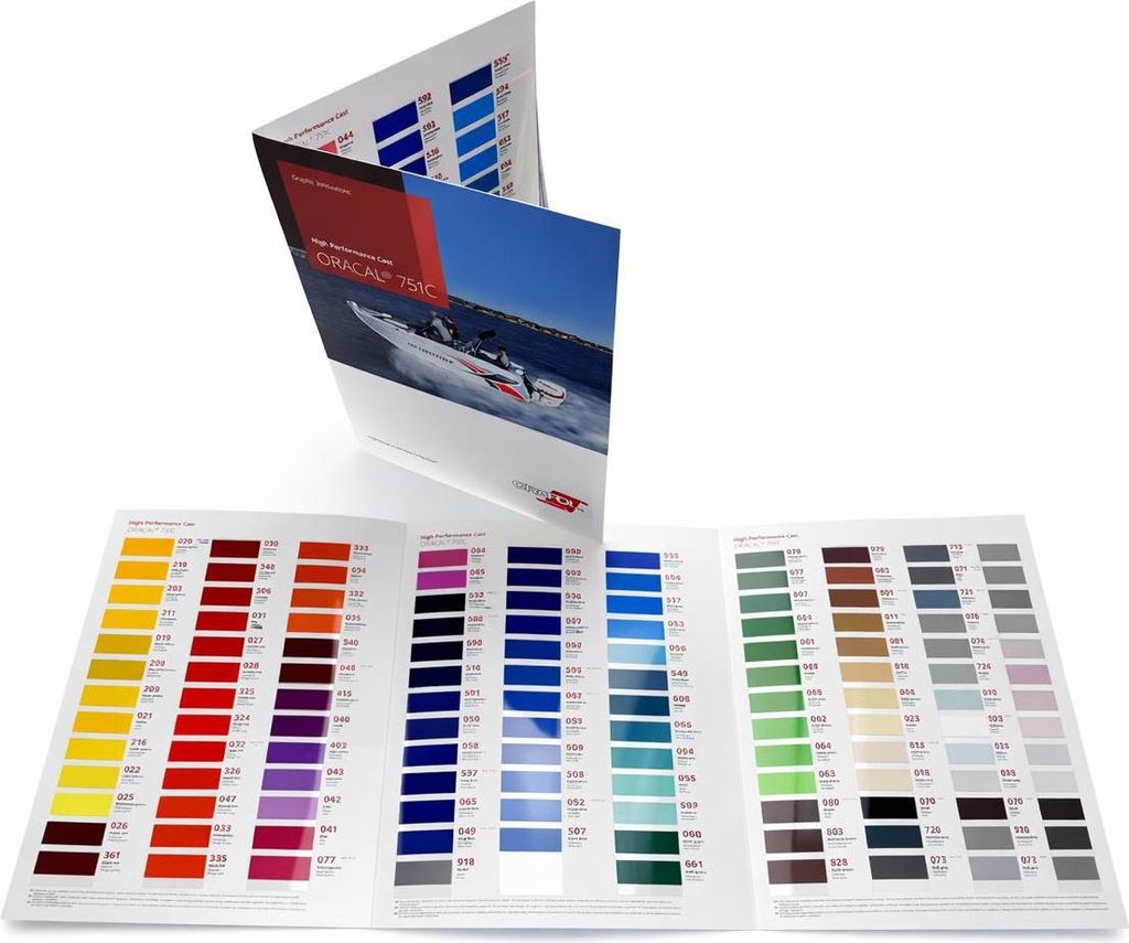 ORAFOL Farbmustertafel / Farbbroschüre / Farbkarte – Produktbild 