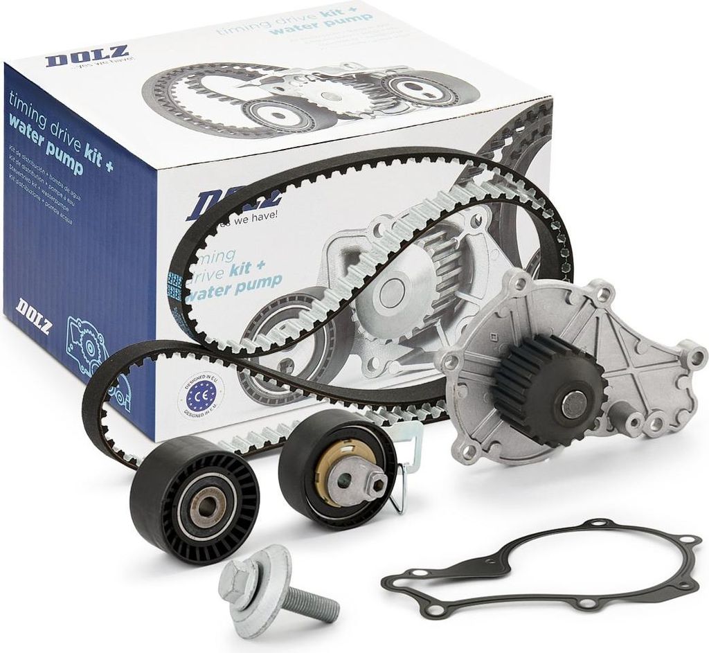 DOLZ KD169 Zahnriemensatz + Wasserpumpe für OPEL GRANDLAND X (A18) Crossland X (P17) Combo E Kasten / Kombi (X19) für FORD Fiesta Mk6 Schrägheck
