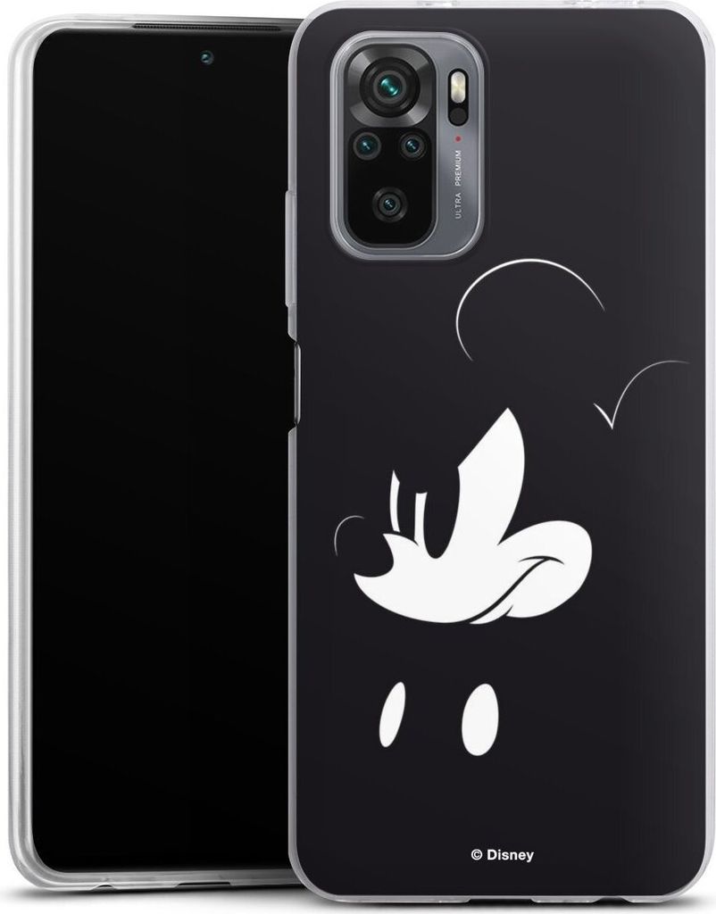 DeinDesign Slim Hülle für Xiaomi Redmi Note 10 4G Silikon Case Ultra Dünn Handyhülle Disney Mickey Mouse Offizielles Lizenzprodukt