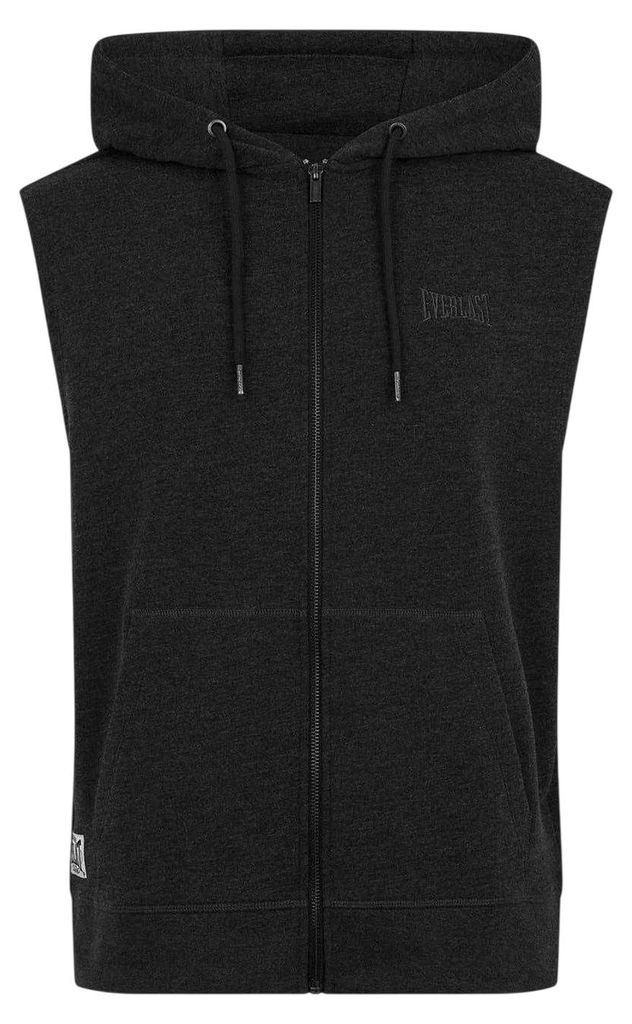 Everlast - "Box" Hoodie mit durchgehendem Reißverschluss für Herren, Ärmellos GT18736 (XXL) (Holzkohle)