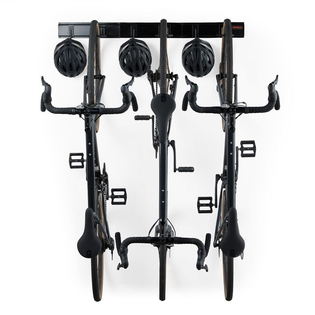 VonHaus Fahrrad Wandhalterung Set für 3 Fahrräder und 3 Produktbild 