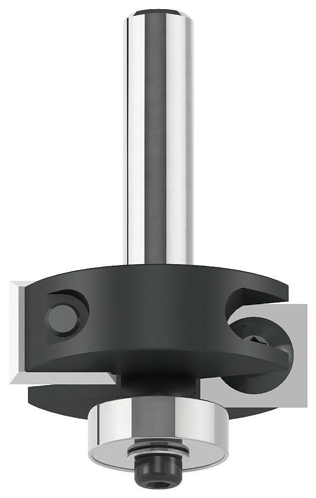IGM / Klappbarer Rasierklingenschneider 12x9,5 mm / Schaft Ø6,35 mm + Reduzierstück