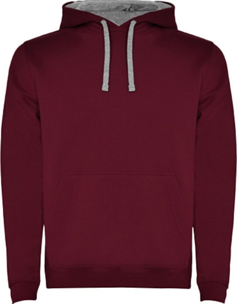 Roly - "Urban" Kapuzenpullover für Herren PF4349 (XXL) (Weinrot/Grau meliert)