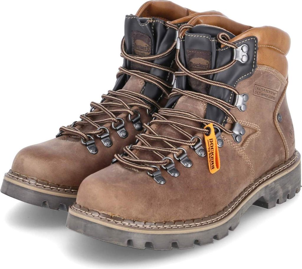 Dockers Herren Stiefeletten/ Schnürboots Braun geöltes Produktbild 