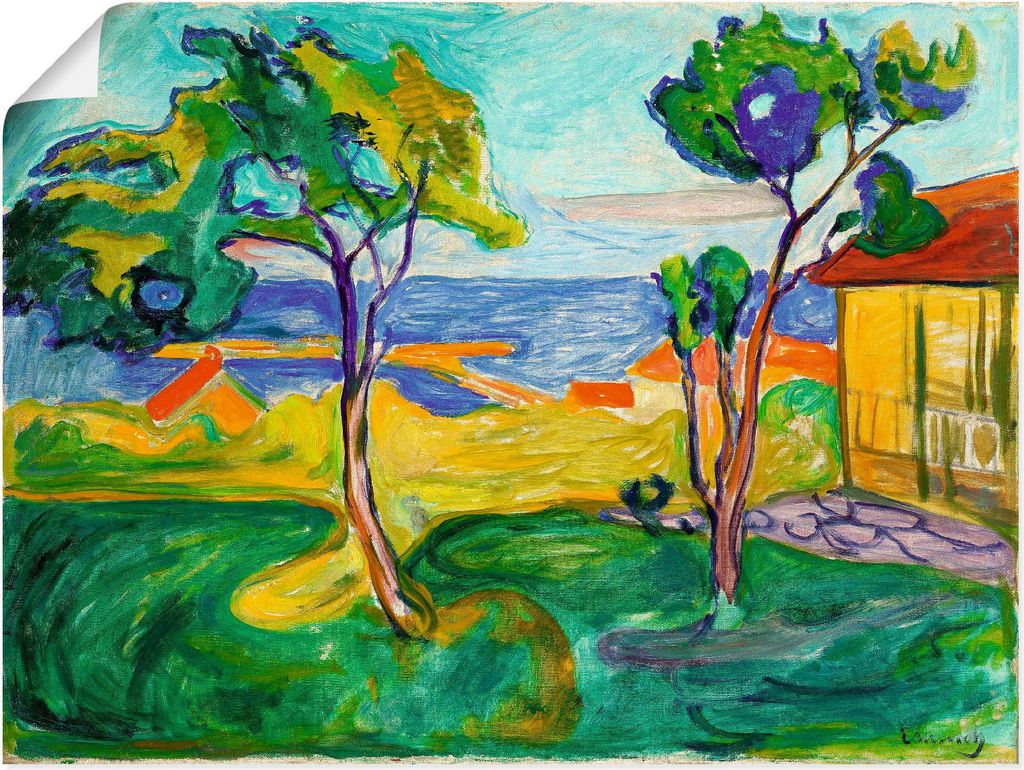 ARTland Poster Der Garten in Asgardstrand. 1904-05 Größe: 80x60 cm