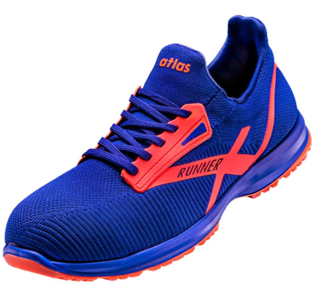 Atlas Sicherheitshalbschuh Runner 45 S1P ESD SRC DGUV Gr. 36 neonblau