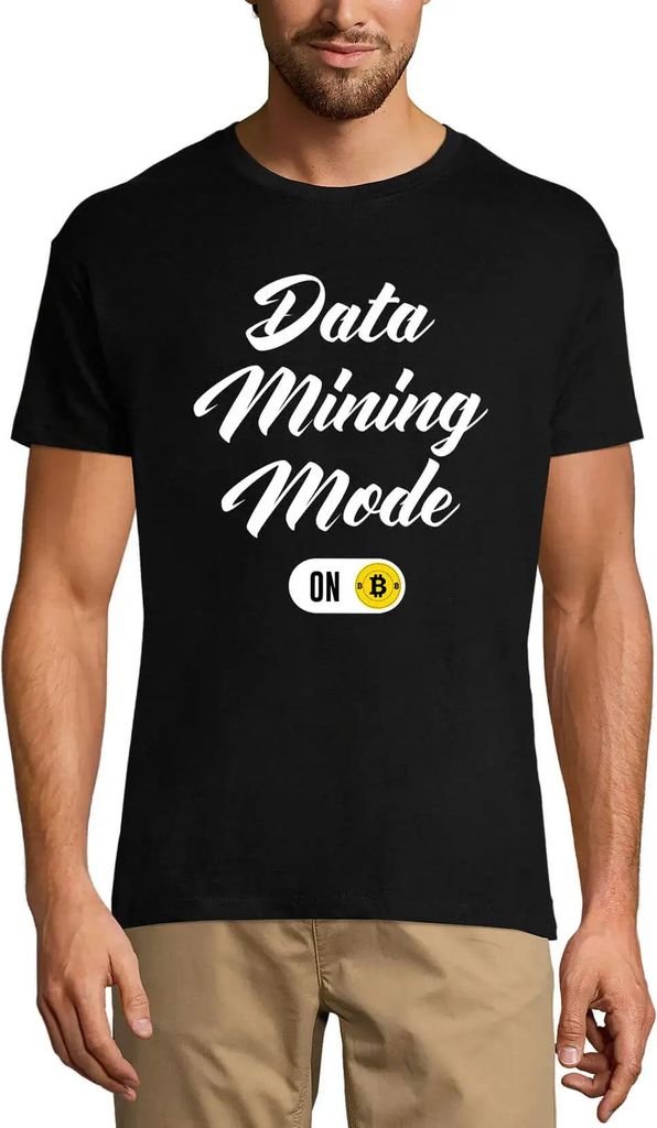 Herren Grafik T-Shirt Data-Mining-Modus auf Händler Zitat - Krypto Bitcoin – Data Mining Mode On Traders Quote - Crypto Bitcoin – Öko-Verantw...