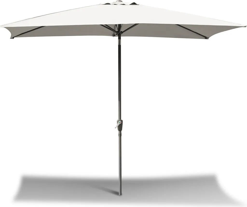 Ombrellone Bettizia 2x3 Beige: Design Rettangolare Inclinabile con Manovella