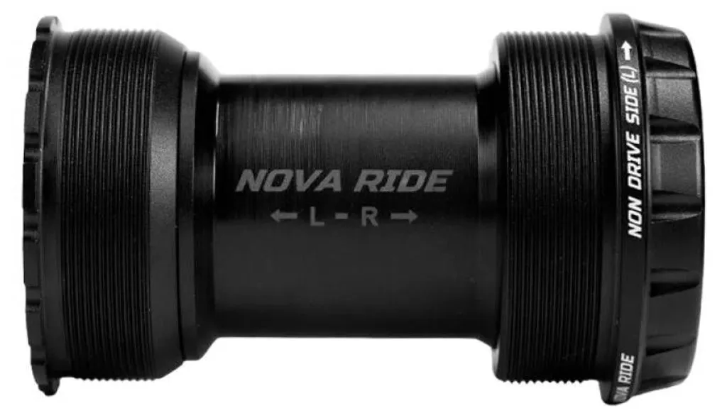 Cuvettes de pédalier T47 Novaride pour groupe Shimano 77 mm en Argent