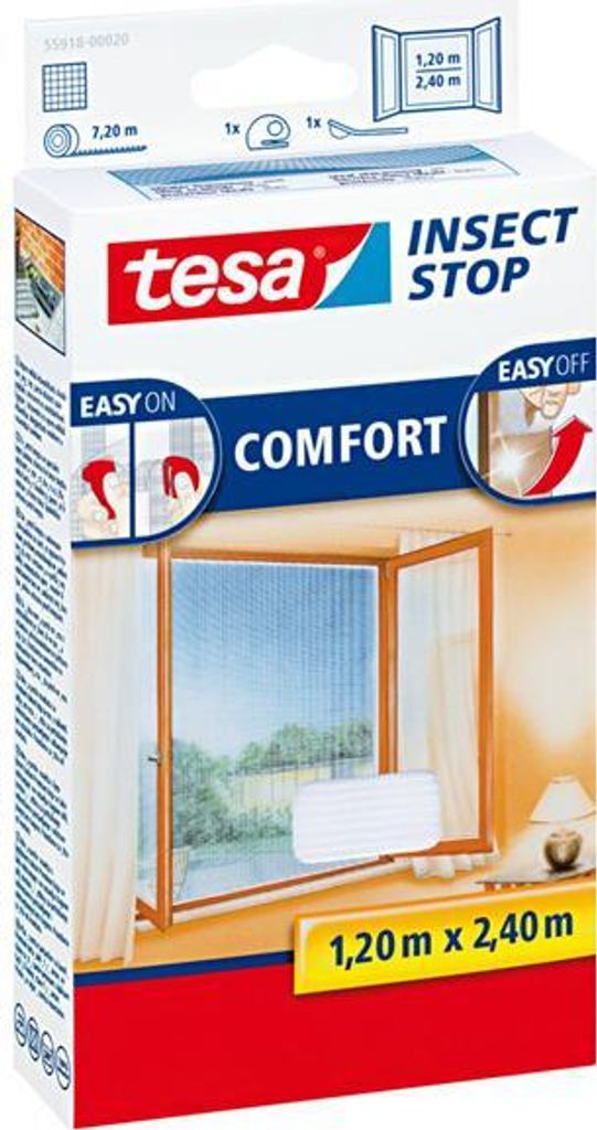 tesa COMFORT zástěna proti hmyzu pro okna od podlahy ke Obrázek produktu 