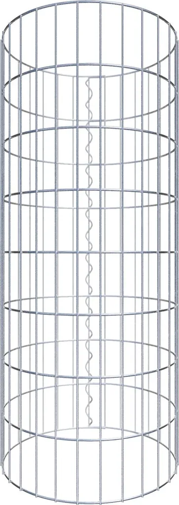 Colonne de gabion ronde Ø 47 cm hauteur 80 cm maille 5x10 cm robuste