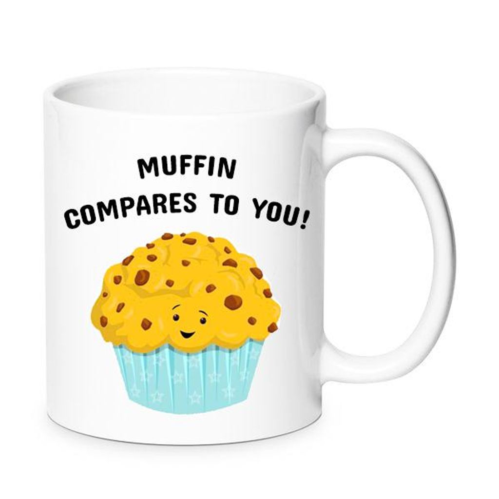Valentinstag Porzellan Tasse „Nothing Compares to You Muffin“ No.40 – 330 ml