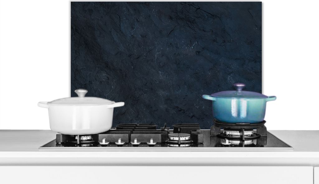 KitchenYeah Spritzschutz Küche - Küchenrückwand - Wandschutz für Herd und Spüle - Beton - Zement - Textur 60x40 - Alu-Dibond (Alternative z...